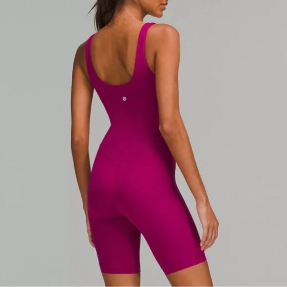 Lululemon Align Bodysuit 8” Magenta Purple Size 4 - Picture 3 of 6